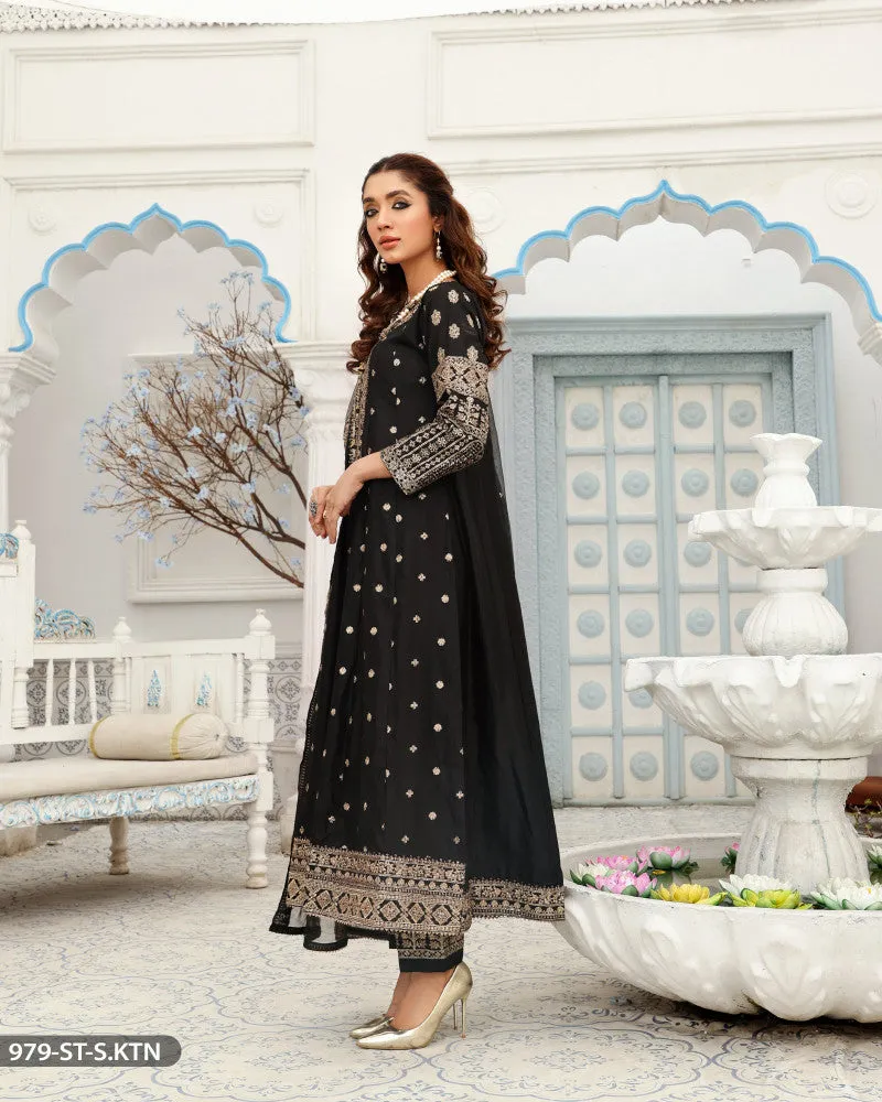 979 Readymade Katan silk Suit