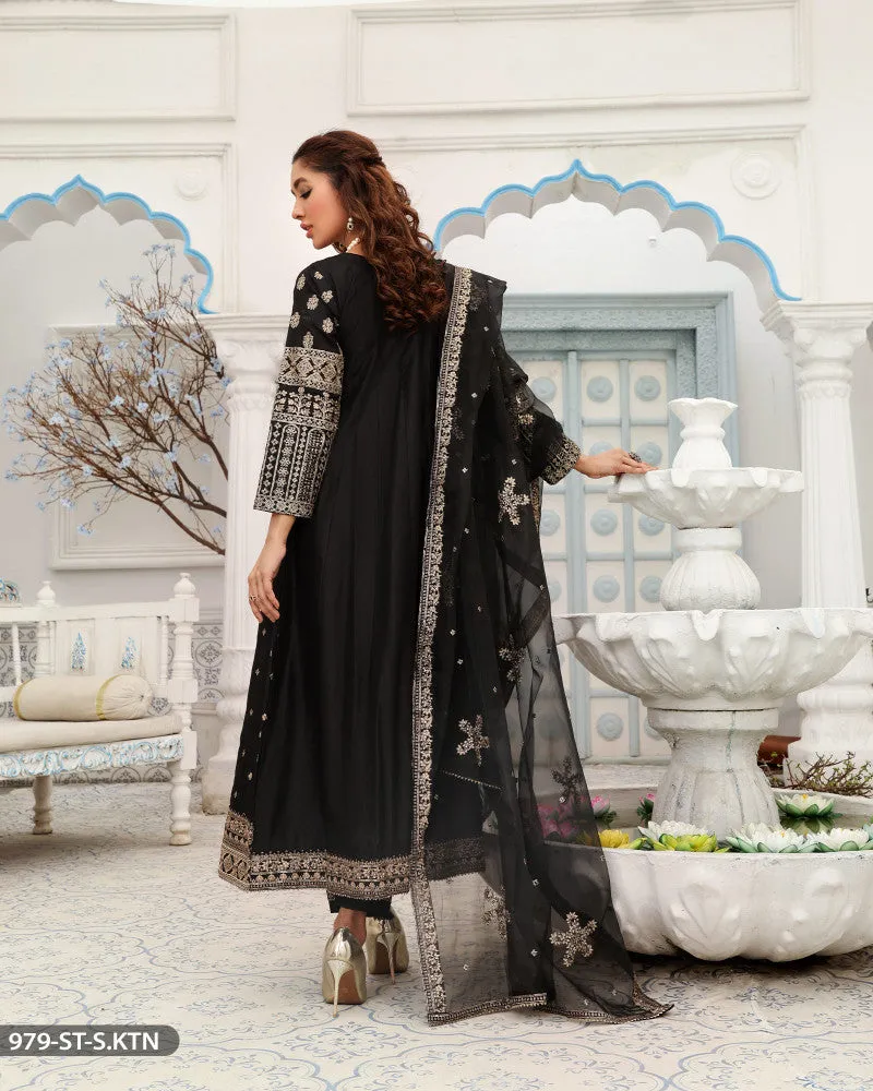 979 Readymade Katan silk Suit