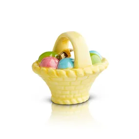 A Tisket, A Tasket Easter Basket With Eggs Mini by Nora Fleming