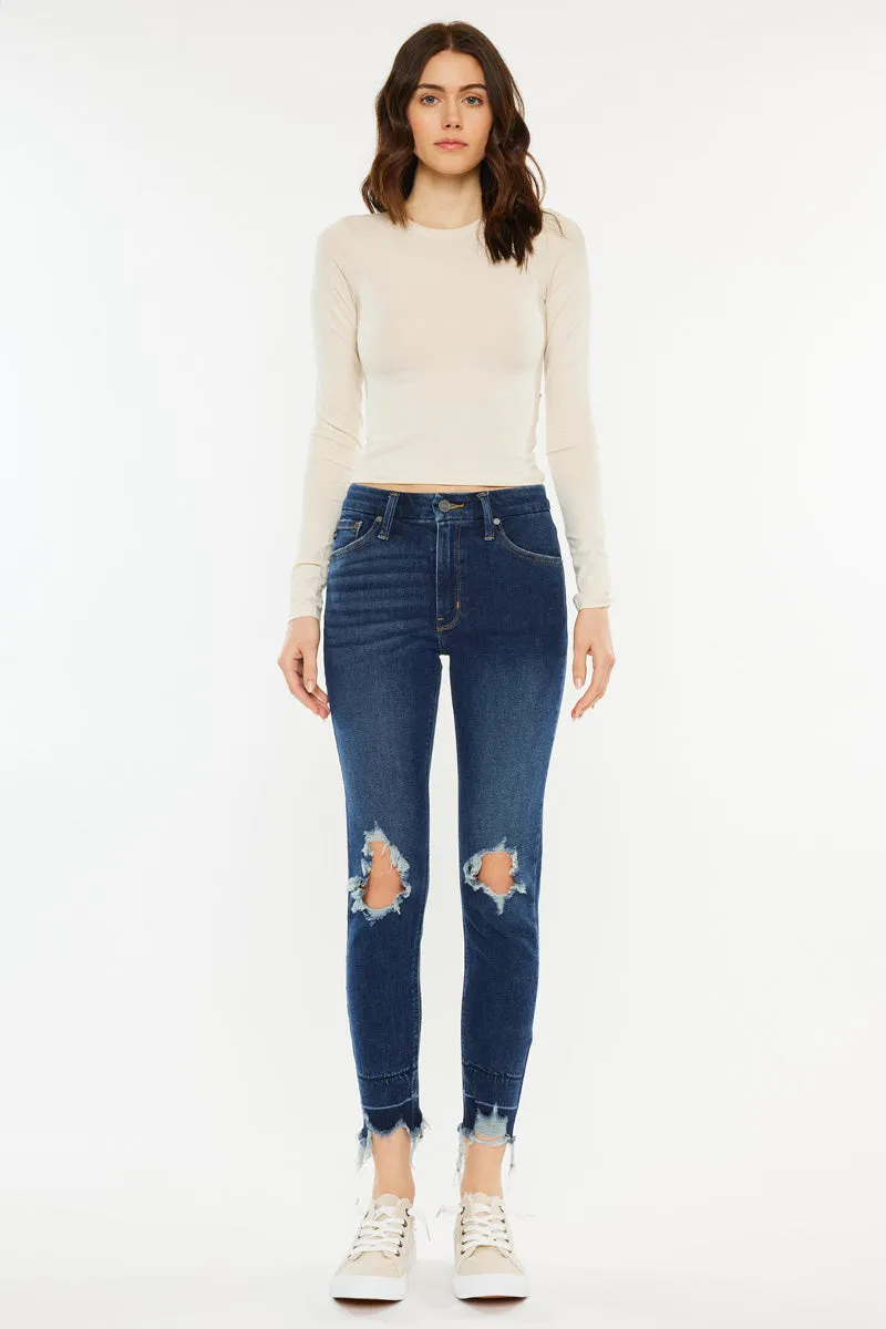 Ahri High Rise Ankle Skinny Jeans