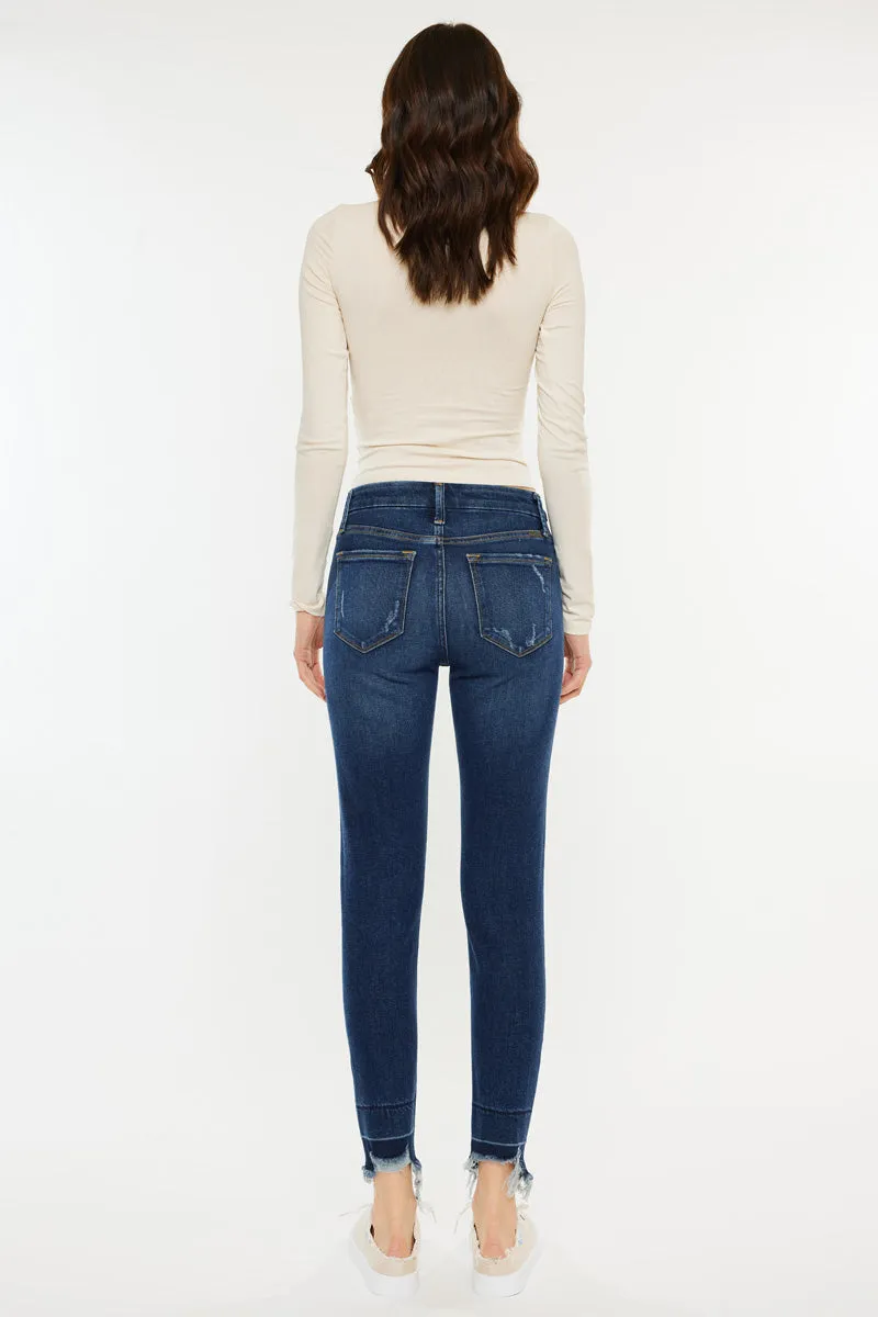 Ahri High Rise Ankle Skinny Jeans