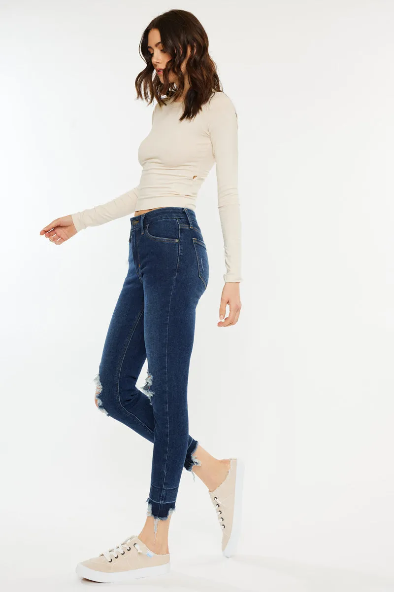 Ahri High Rise Ankle Skinny Jeans