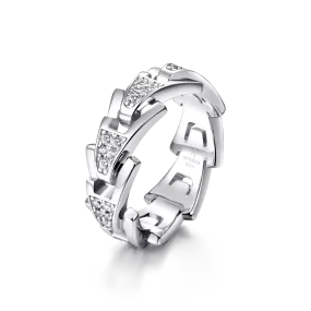 Aporro A Iced Out Ring - 8mm