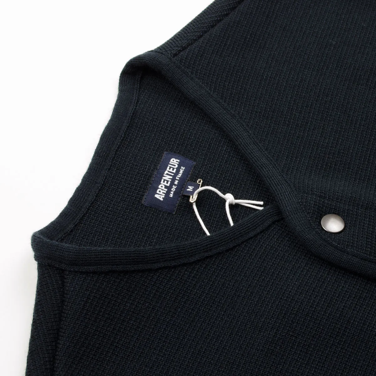 Arpenteur - George Merino Milano Wool Snap Cardigan - Navy