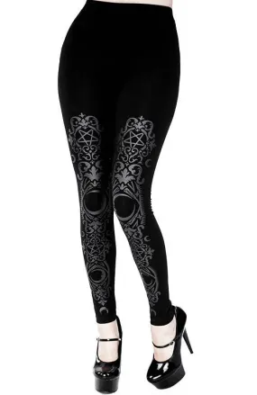 Baroque Crescent Leggings