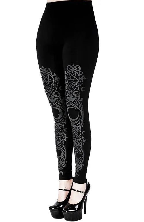 Baroque Crescent Leggings