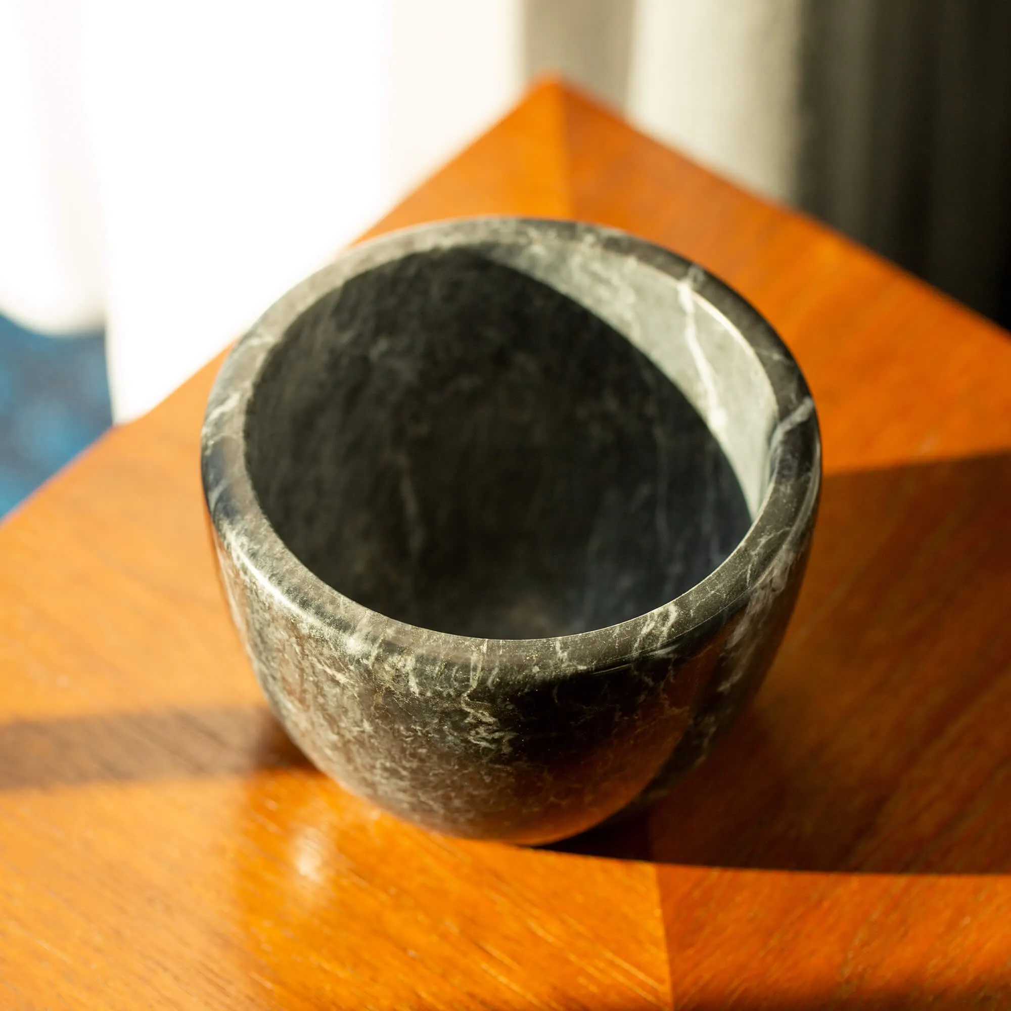 Black Marble Shave Bowl