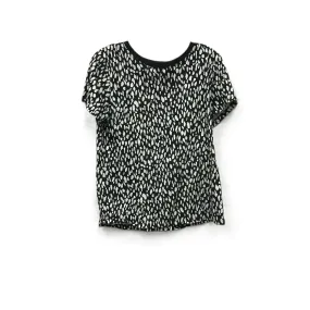 Black Top Short Sleeve Basic By J. Crew, Size: M