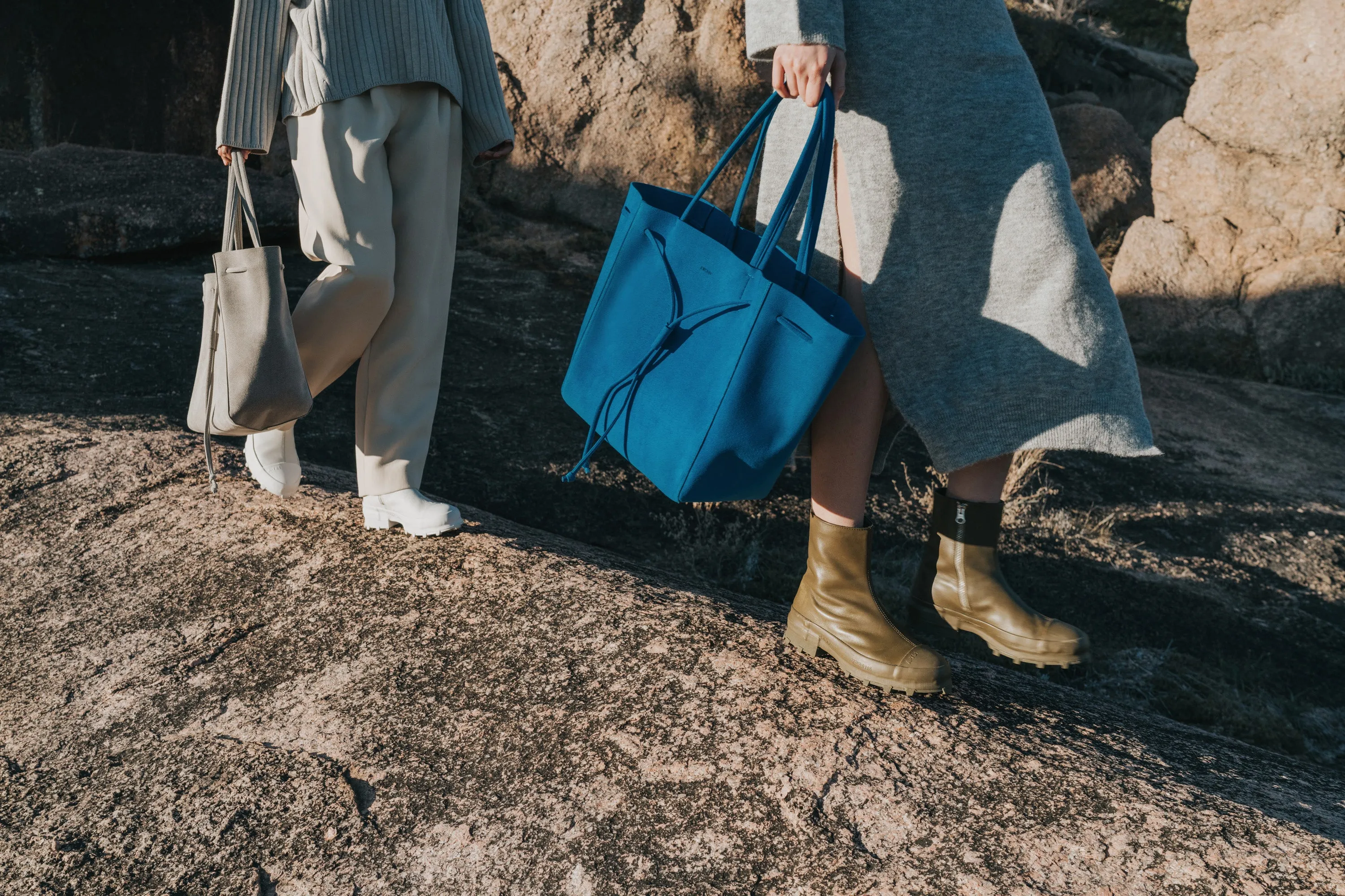 Blue Shopper Bag