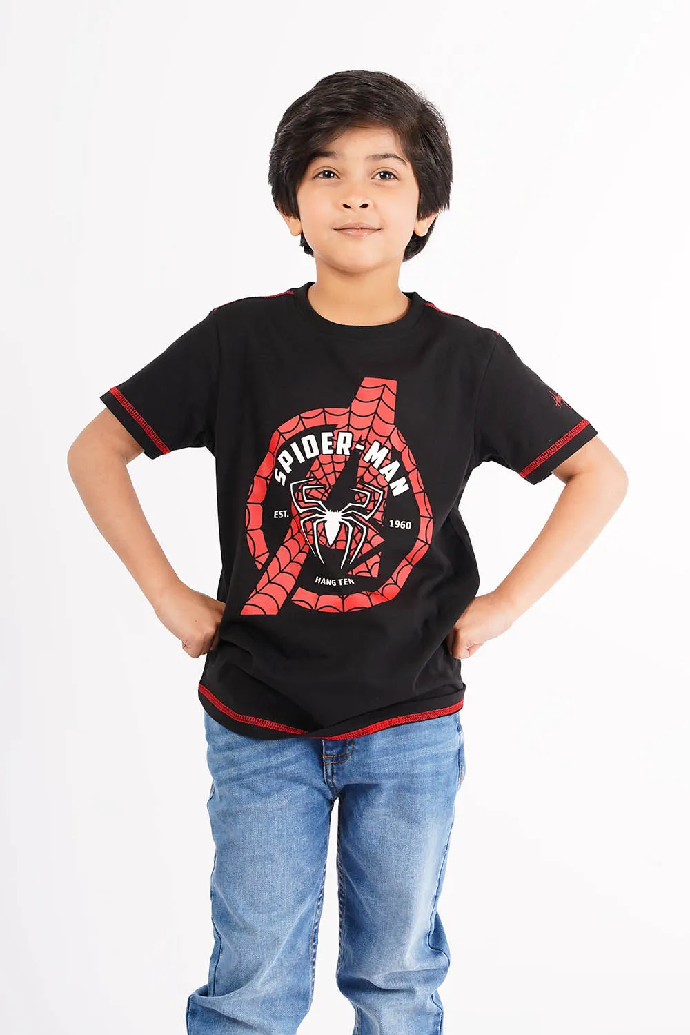 Boy's Short Sleeves Graphics Tee