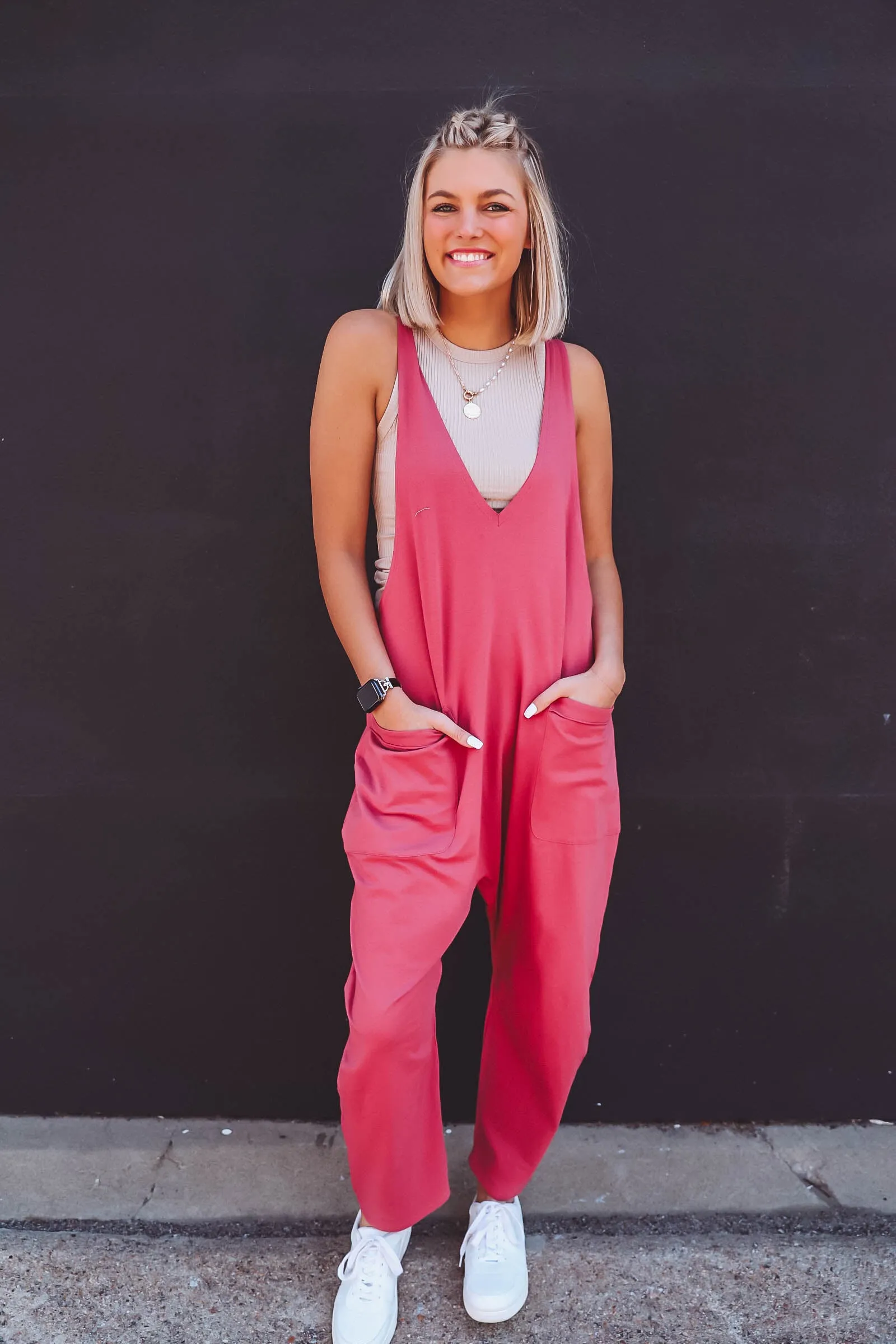 Briar Jumpsuit-Brick