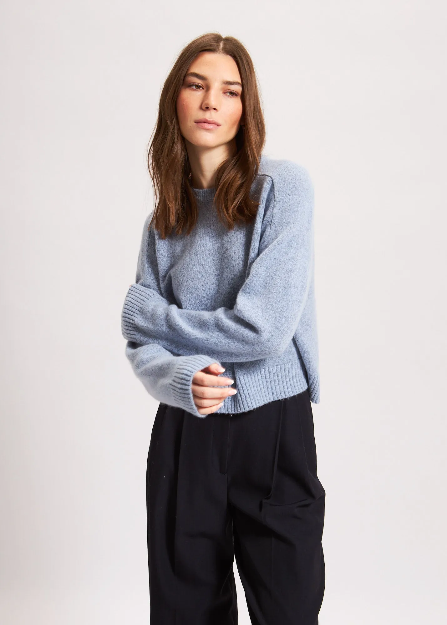 CASHMERE BLEND SWEATER