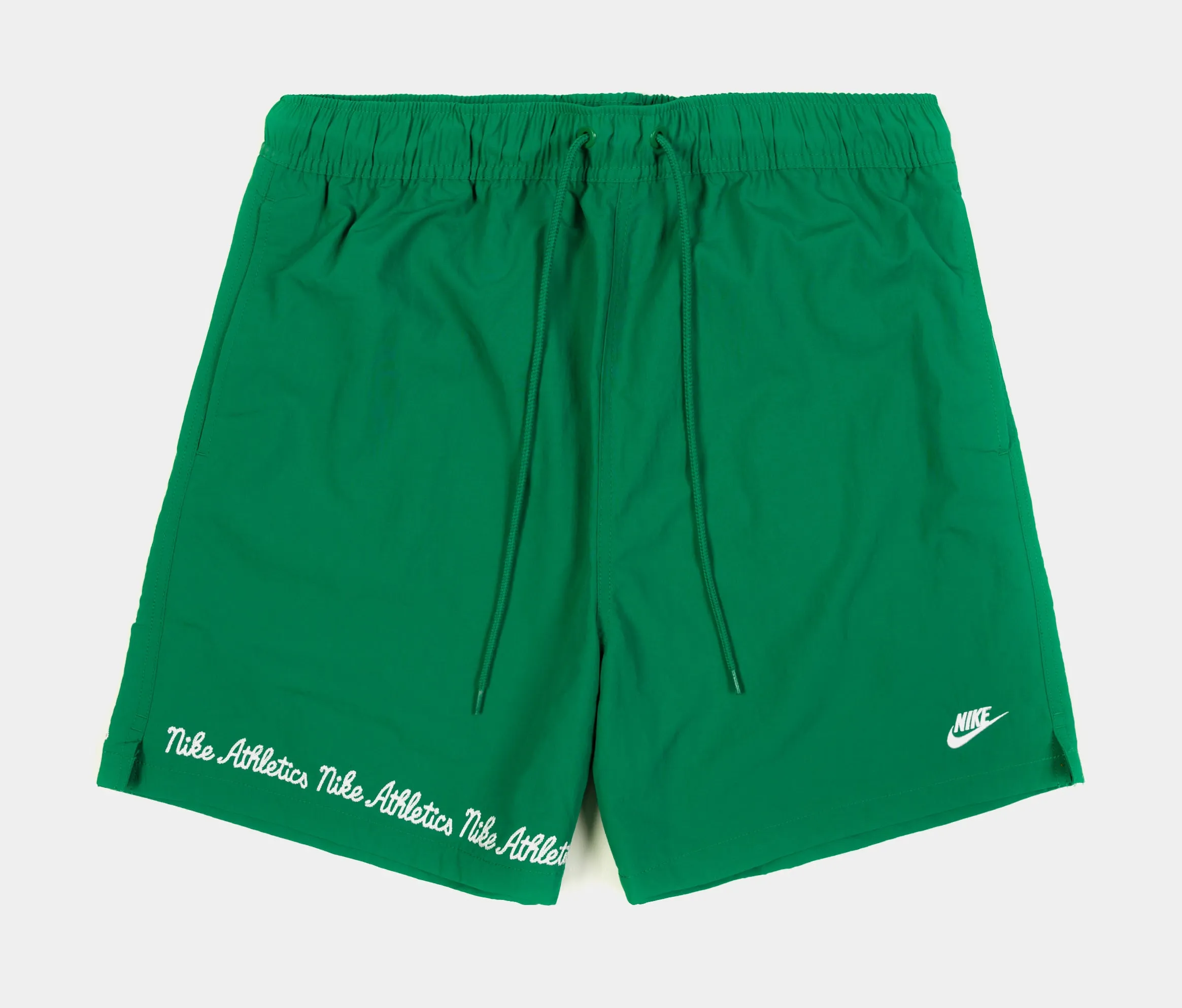 Club Flow Varsity Mens Shorts (Malachite/White)