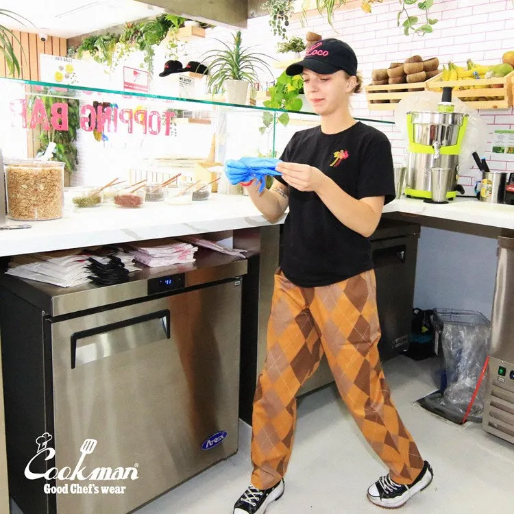 Cookman Chef Pants - Argyle Brown