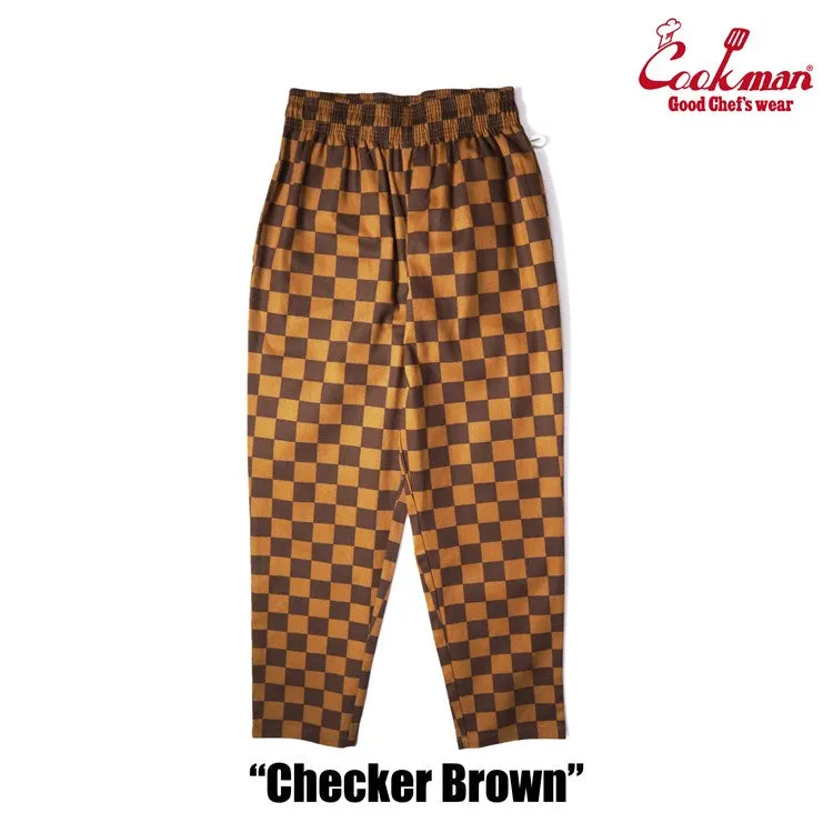 Cookman Chef Pants - Checker : Brown