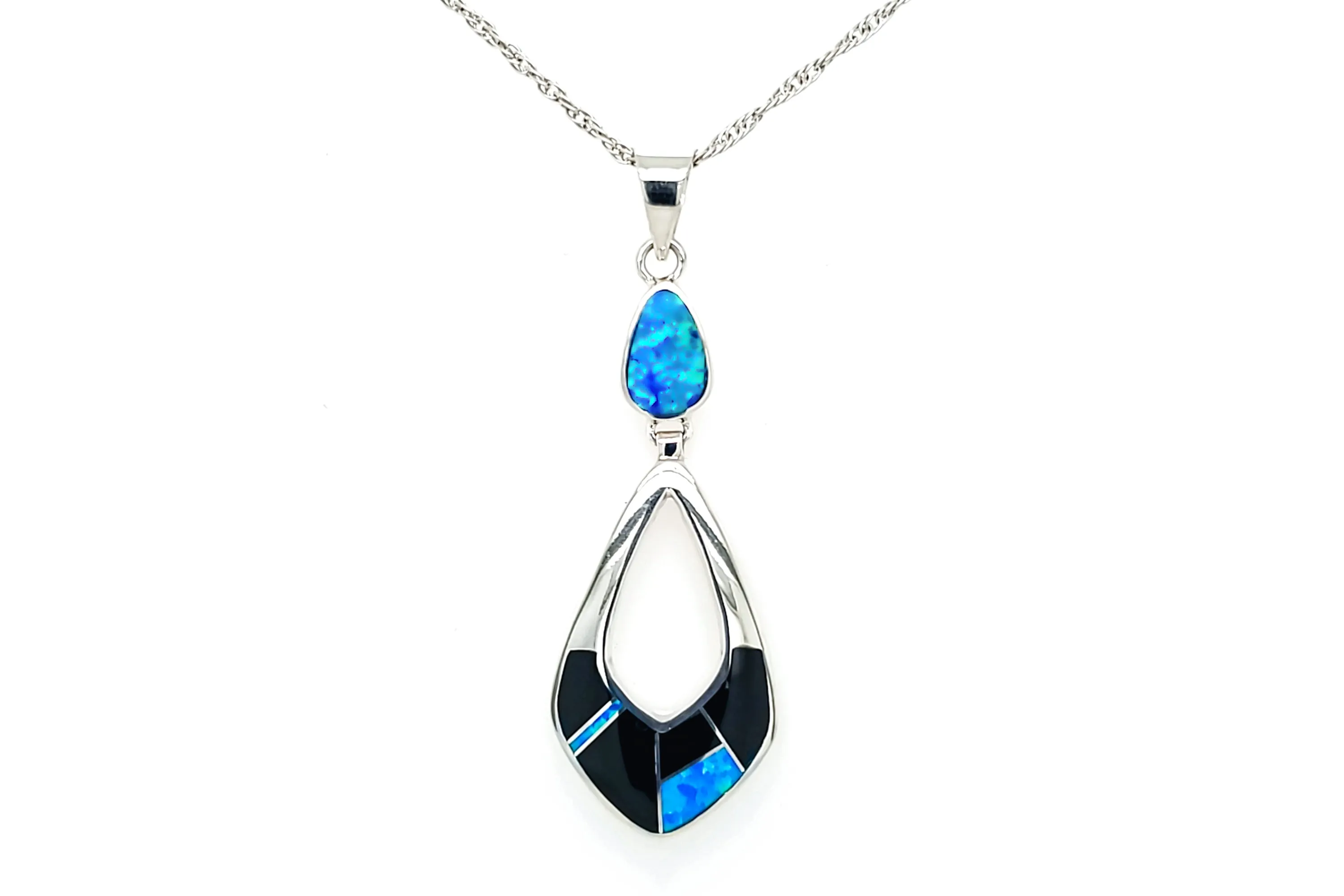 David Rosales Black Beauty Teardrop Pendant