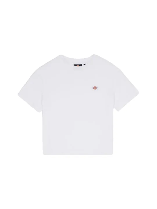 Dickies Oakport DK0A4Y8LWHX women's short sleeve t-shirt white