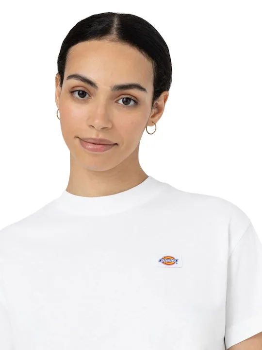 Dickies Oakport DK0A4Y8LWHX women's short sleeve t-shirt white