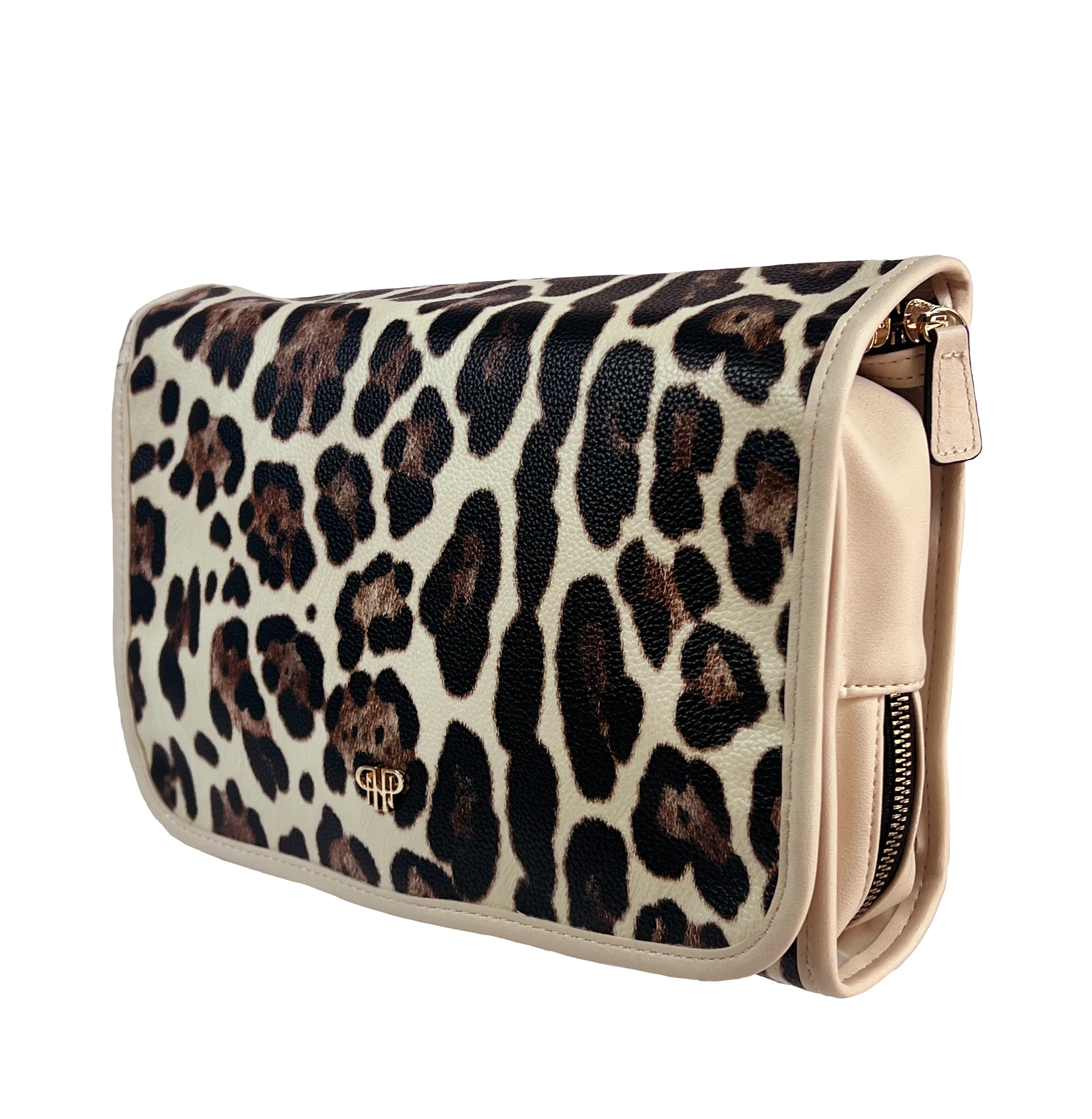 Getaway Toiletry Case - Cream Leopard