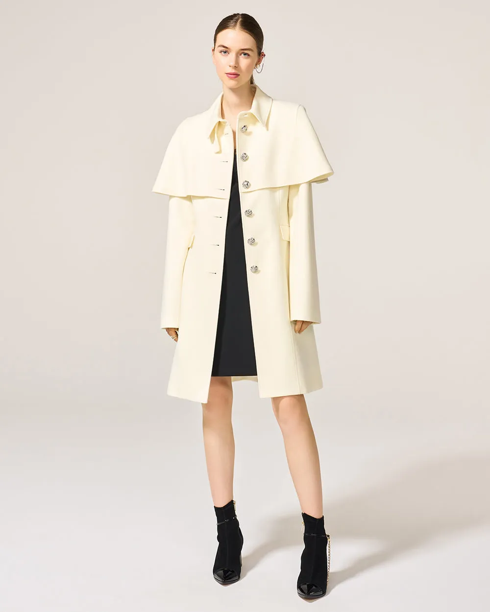 Ivory Cape Coat