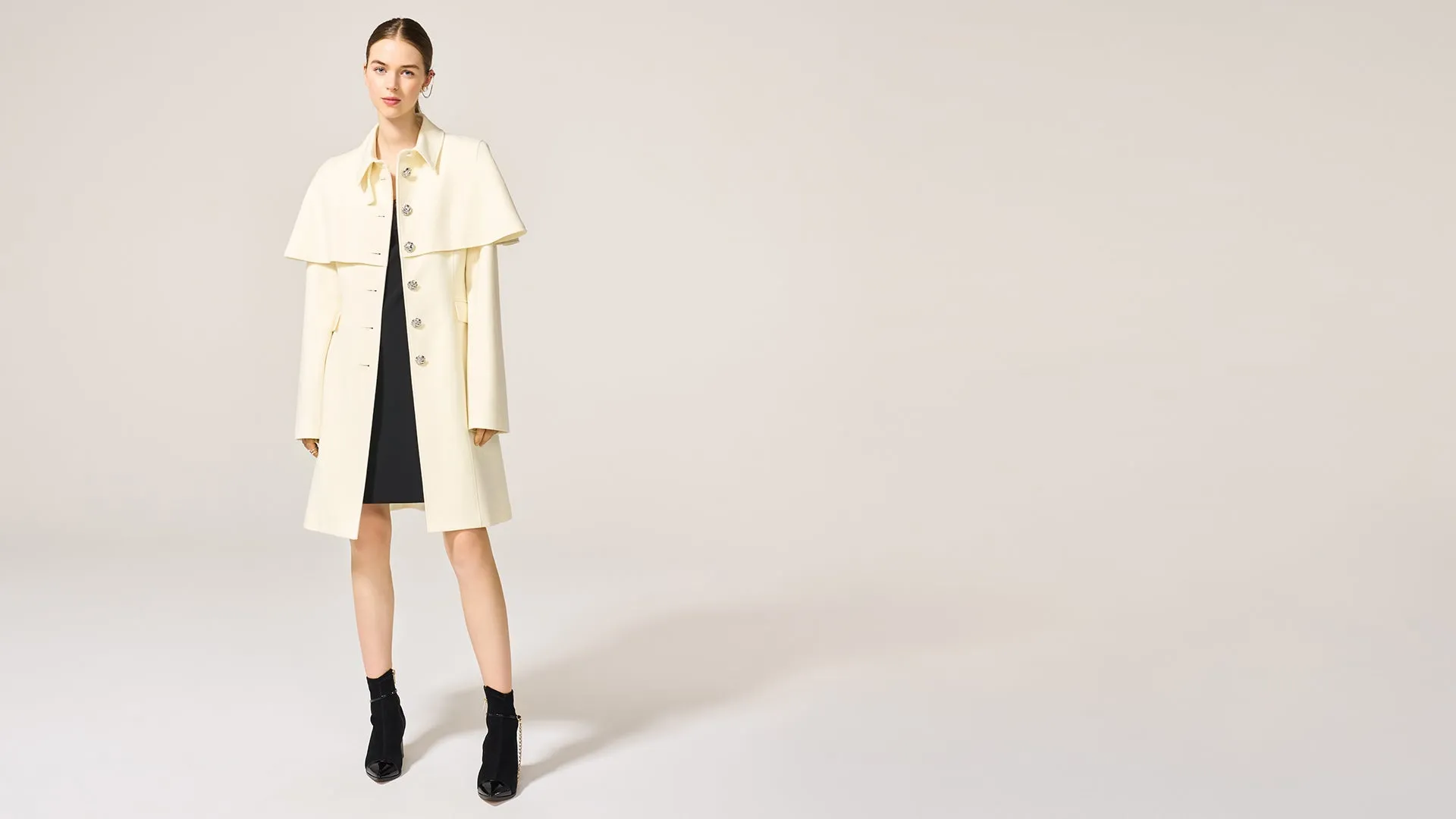 Ivory Cape Coat