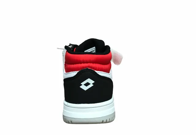 Lotto Tracer Mid CL SL T6743 white black boy's sneakers shoe