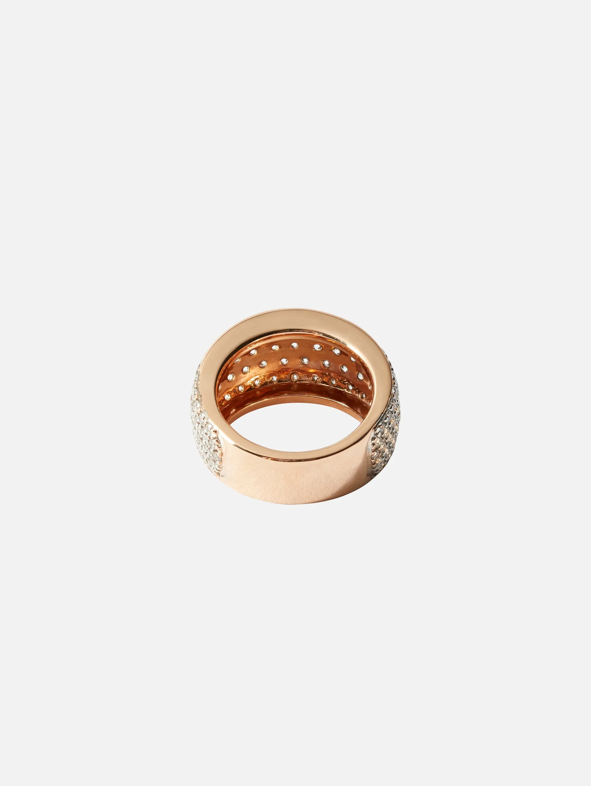 Lytton Pave Diamond Bombe Ring