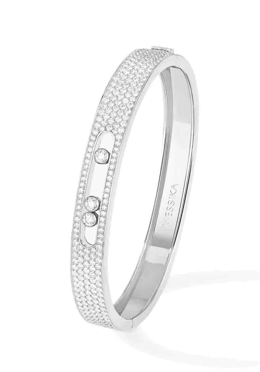 Messika Move Joaillerie Pavé 18KWG Diamond Bangle