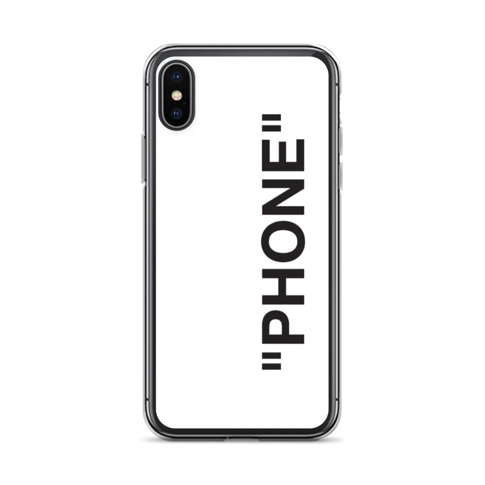 "PRODUCT" Series "PHONE" iPhone Case White