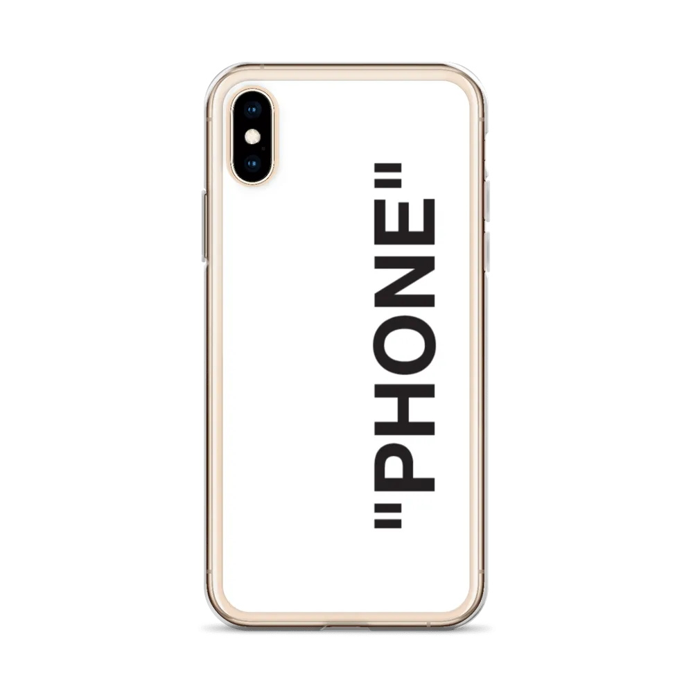 "PRODUCT" Series "PHONE" iPhone Case White