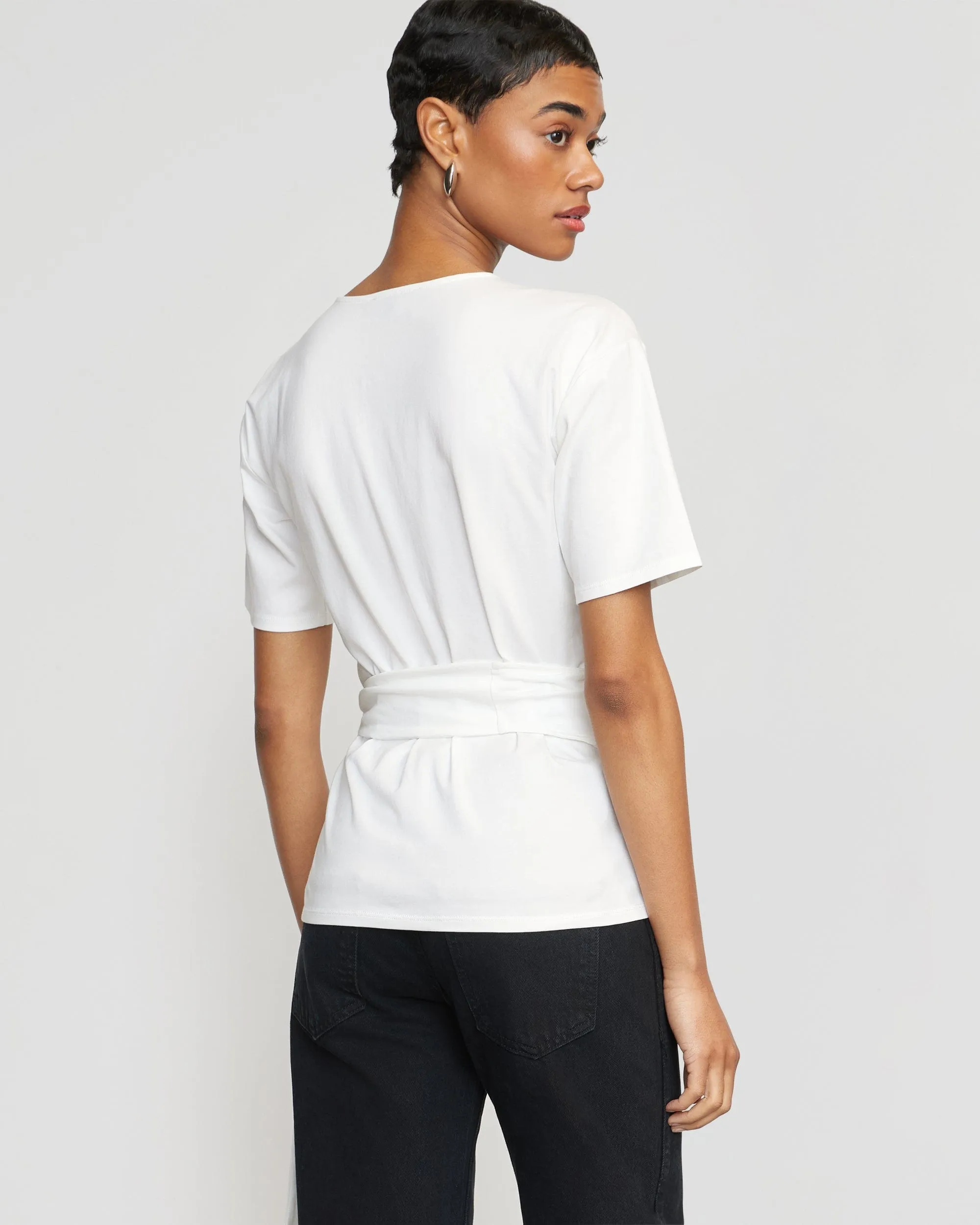 Sena Organic Cotton Wrap Tee