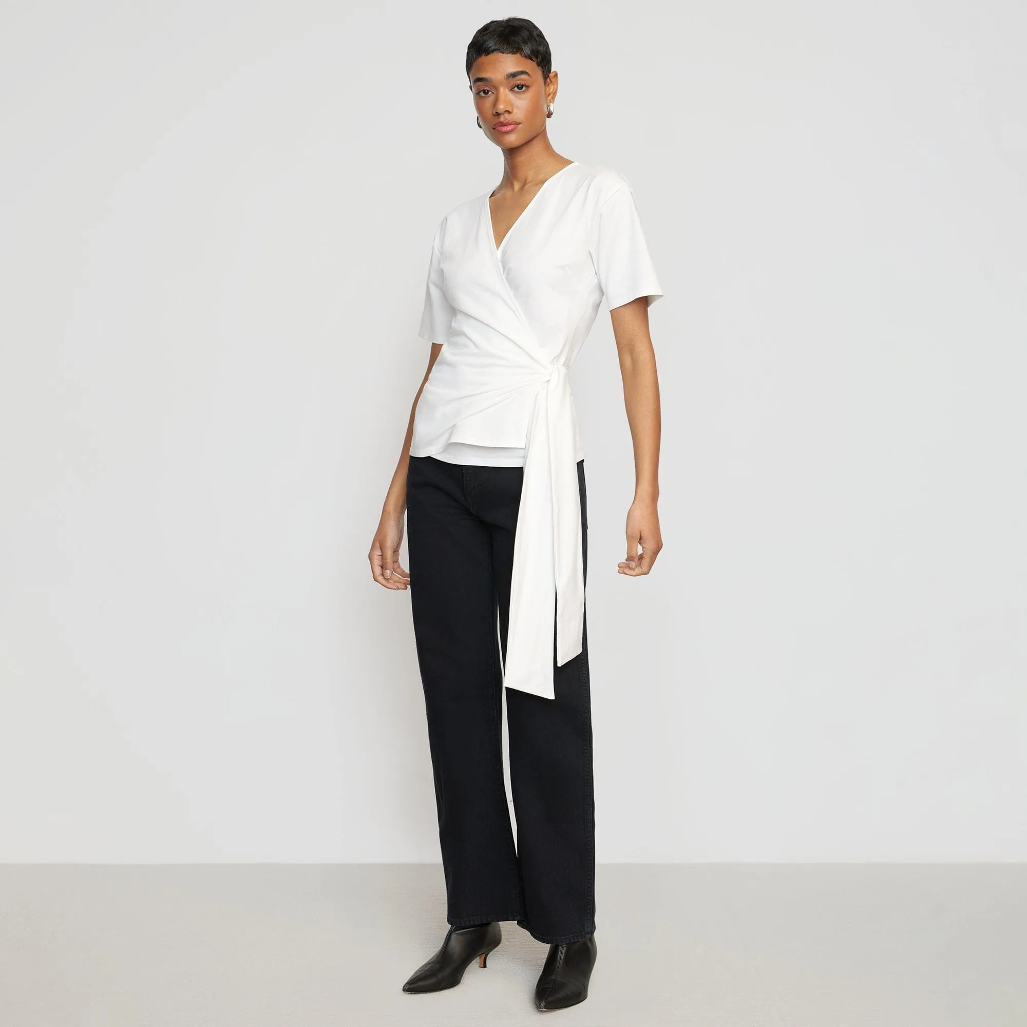 Sena Organic Cotton Wrap Tee