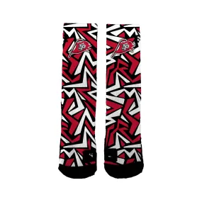 South Pittsburgh Rebellion Maze Socks