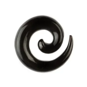 Spiral Earrings - Horn