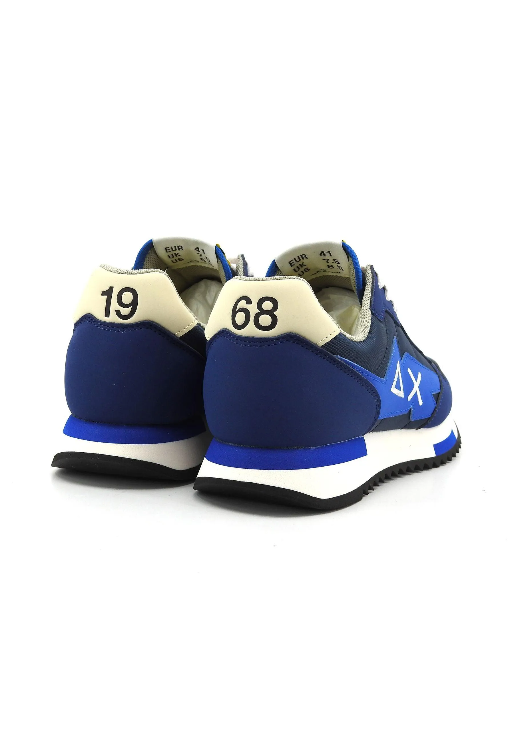 SUN68 Niki Solid Sneaker Uomo Navy Blue Z34120