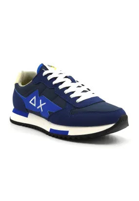 SUN68 Niki Solid Sneaker Uomo Navy Blue Z34120