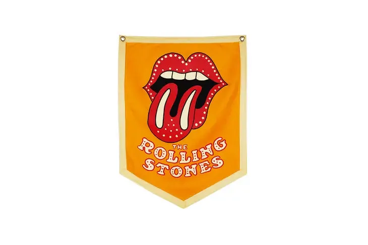 the Rolling Stones Camp Flag  the Rolling Stones X Oxford Pennant