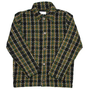 Universal Works - Coverall Jacket Crazy Check Wool Mix - Charcoal