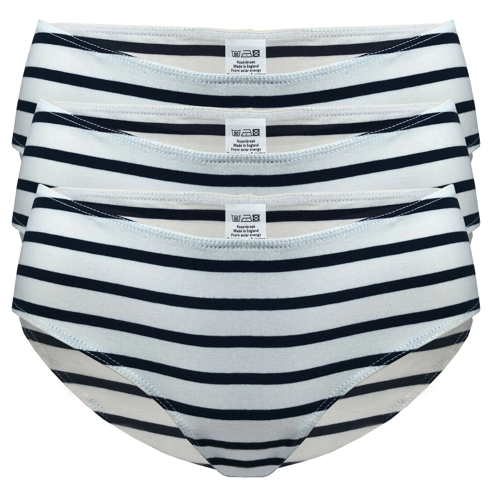 {Wide Stripe} organic full brief