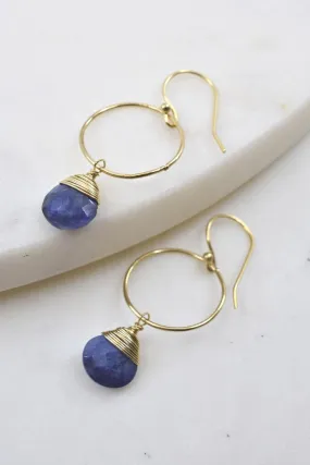 Yuliya Earrings in Sapphire